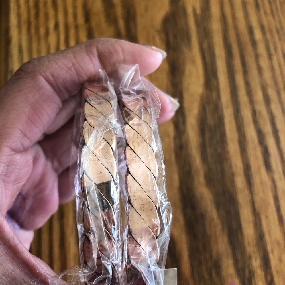 2 x Copper Bracelet MEN WOMEN